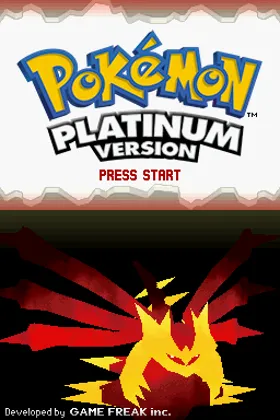 Pokemon - Platinum Version (Europe) (Rev 10) screen shot title